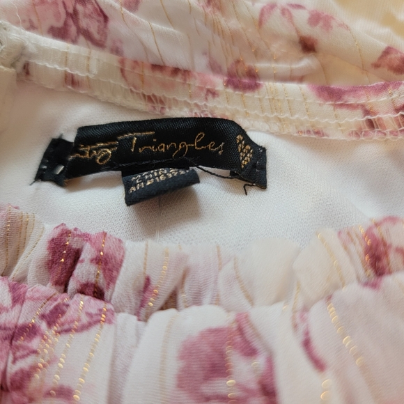 City Triangles White Floral Y2K Dress Sz L NWT - Picture 7 of 9